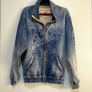 Rivet de Cru distressed denim jacket